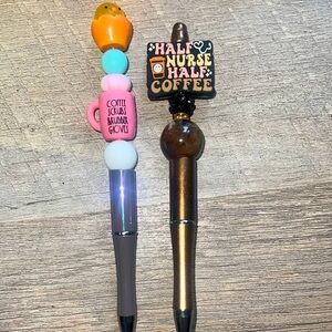 Set of 2 Nurse beaded pens